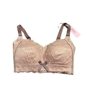 Baetty Nude Lace Bralette Size 32D NWT Padded